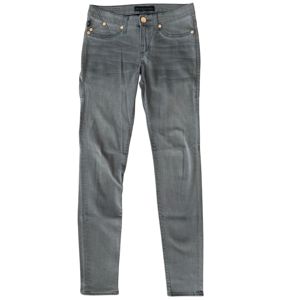 Rock & Republic Women's Skinny Jeans in Gray